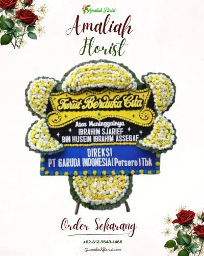 Papan Bunga Duka di Arjowinangun